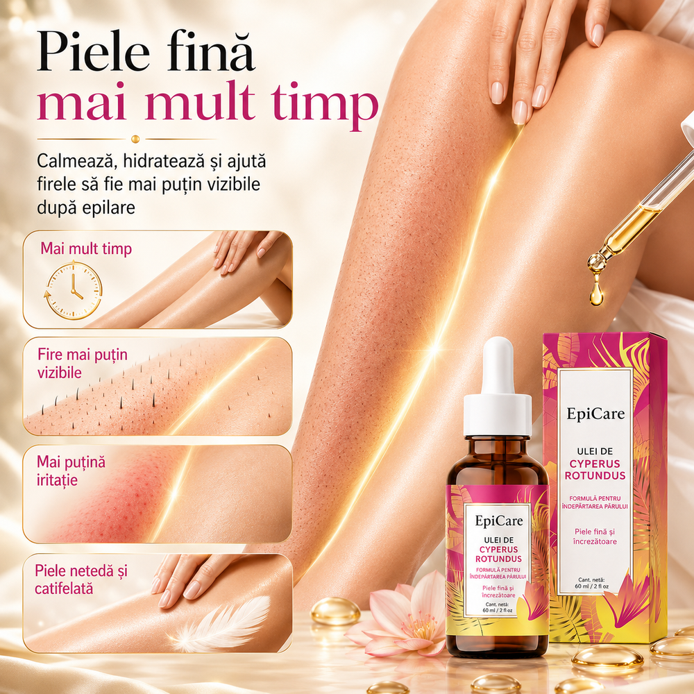 EpiCare – Ulei Post-Epilare pentru Piele Fină și Catifelată