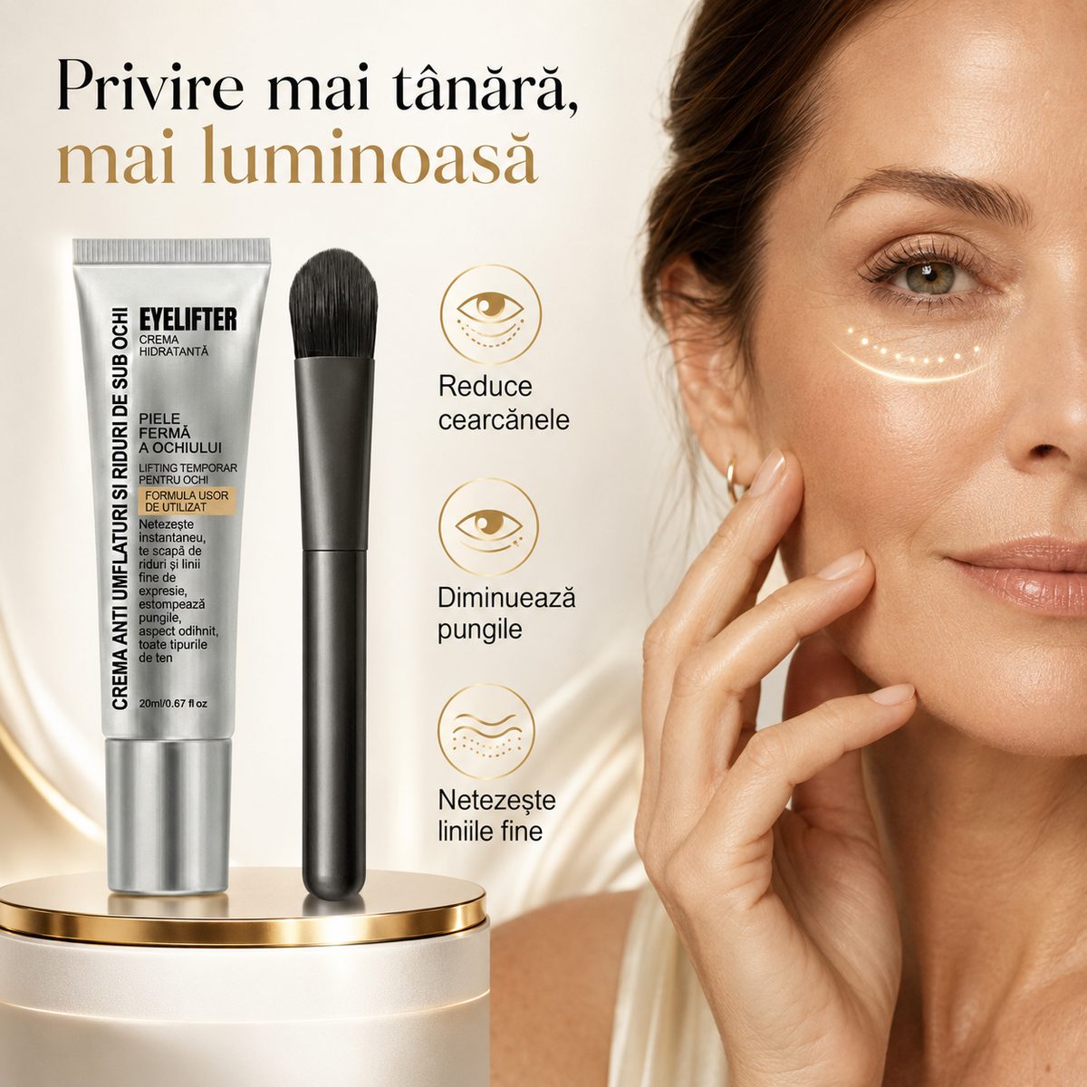 EyeLifter – Tratament Complet 3 în 1 anti cearcăne