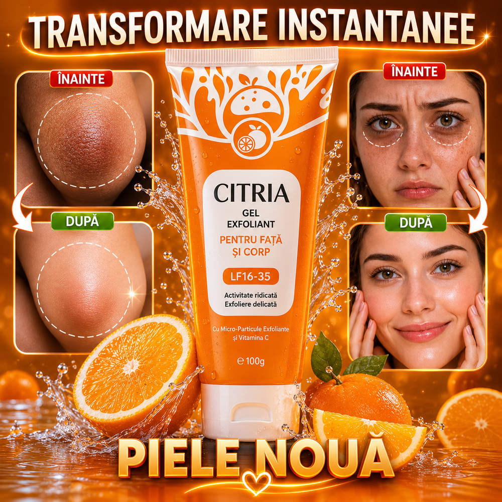 Citria - Gel Activ Exfoliant Cu Portocală