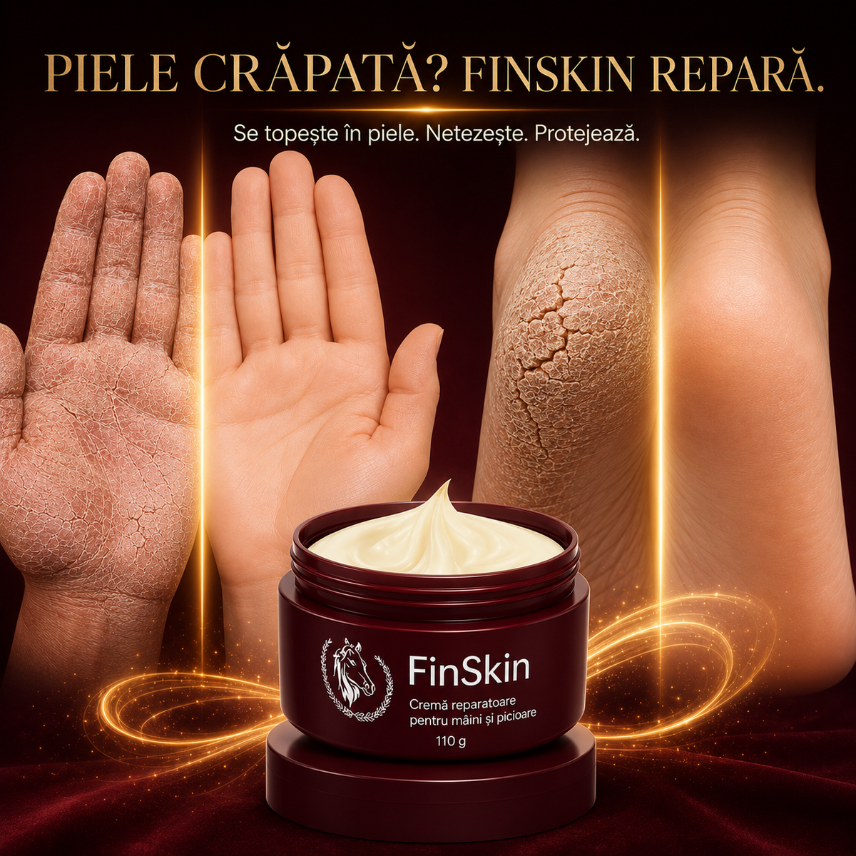 FinSKin - Cremă Hidratantă pentru Mâini şi Picioare