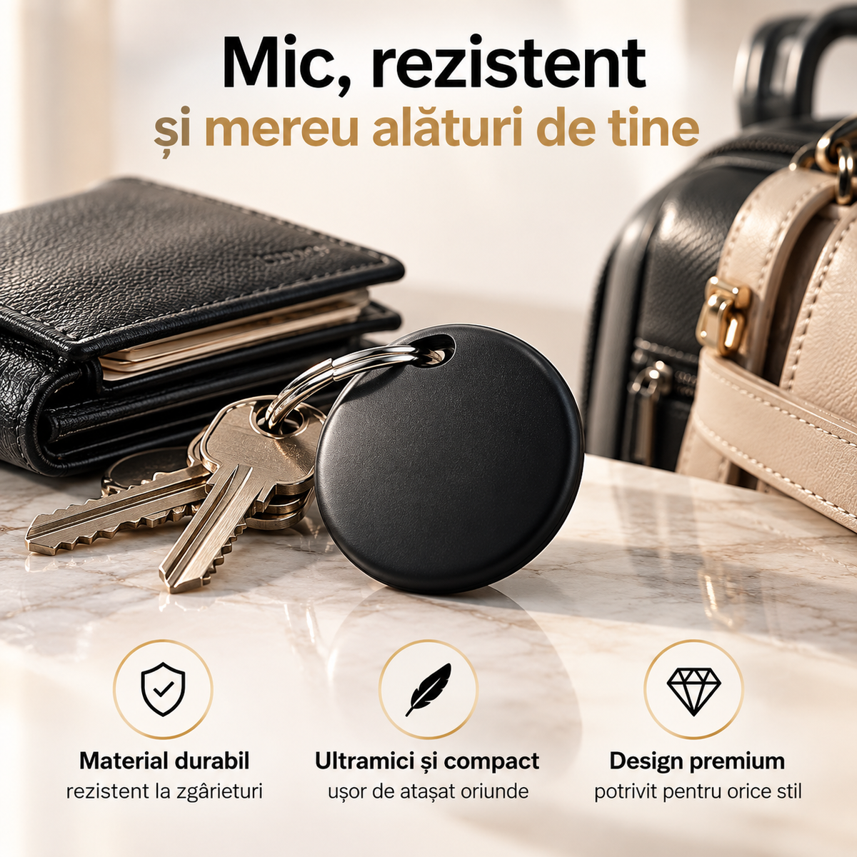 NaviGo™ – Localizare + alertă sonoră pentru obiectele importante